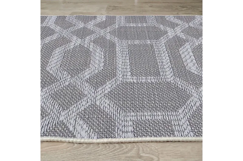 Magma Bomullsteppe 80x150 cm Rektangulær - Grå - Tekstiler - Tepper & Matter - Moderne tepper - Bomullstepper