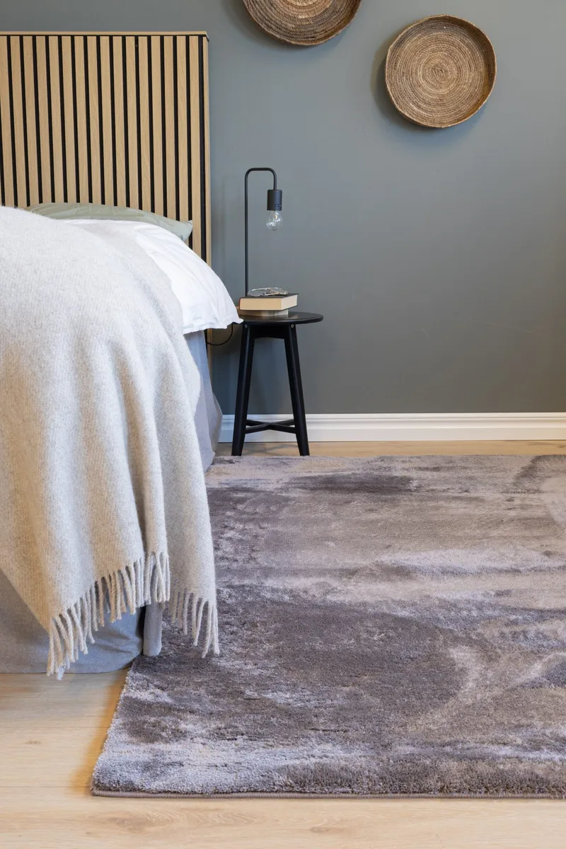 Cozy Ryematte 110x160 cm Rektangulær - Grå - Tekstiler - Tepper & Matter - Moderne tepper - Ryeteppe