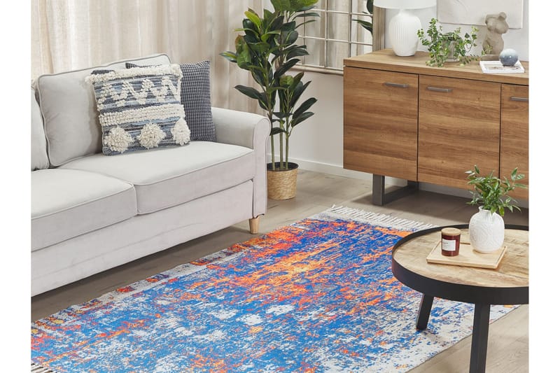 Acarlar Ryeteppe 140x200 cm - Blå - Tekstiler - Tepper & Matter - Moderne tepper - Wiltontepper