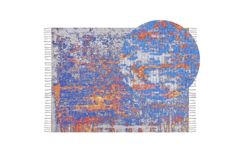 Acarlar Ryeteppe 140x200 cm - Blå - Tekstiler - Tepper & Matter - Moderne tepper - Wiltontepper