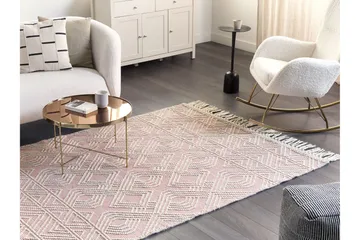 Adana Ryeteppe 160x230 cm - Rosa - Tekstiler - Tepper & Matter - Moderne tepper - Ullteppe