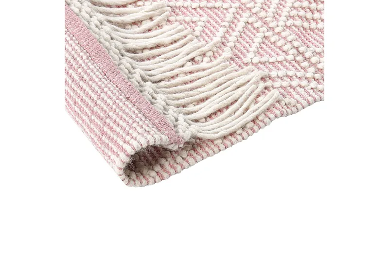 Adana Ryeteppe 160x230 cm - Rosa - Tekstiler - Tepper & Matter - Moderne tepper - Ryeteppe