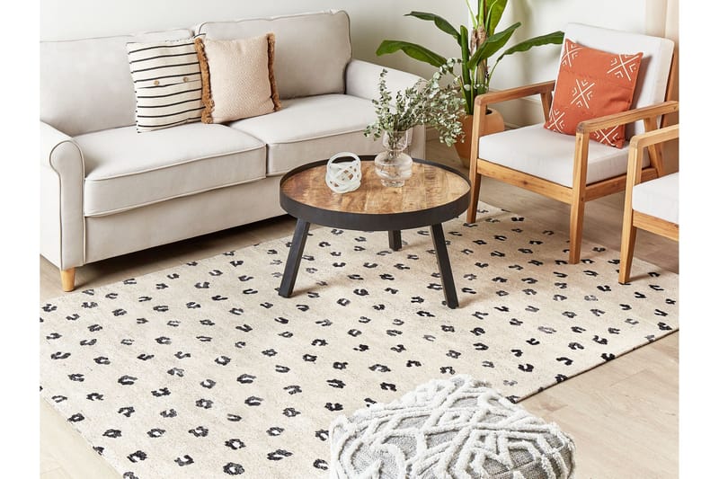 Afis Bomullsteppe 160x230 cm - Beige - Tekstiler - Tepper & Matter - Moderne tepper - Bomullstepper