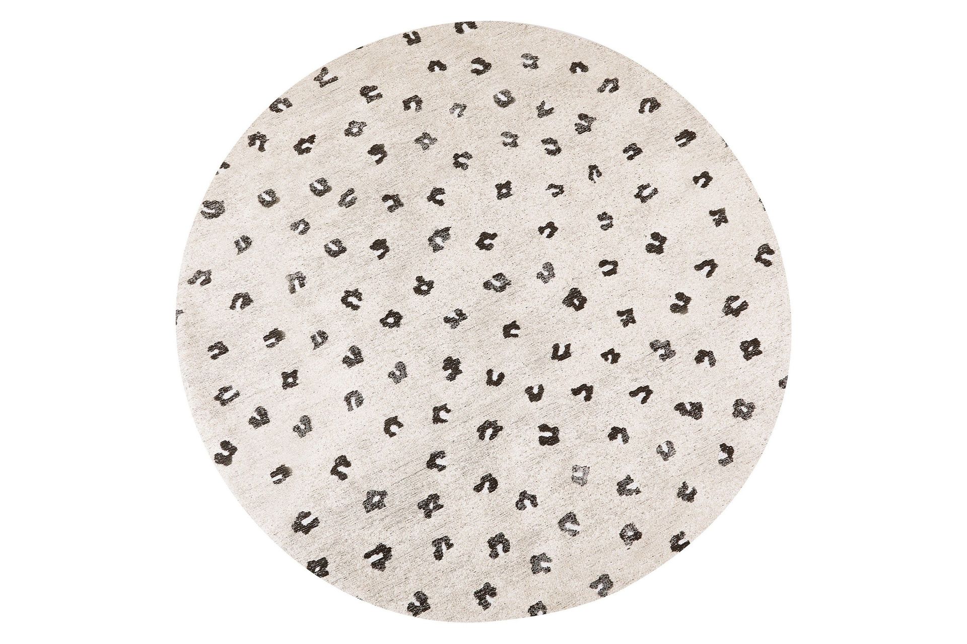Afis Ryeteppe 140 cm Rund - Beige