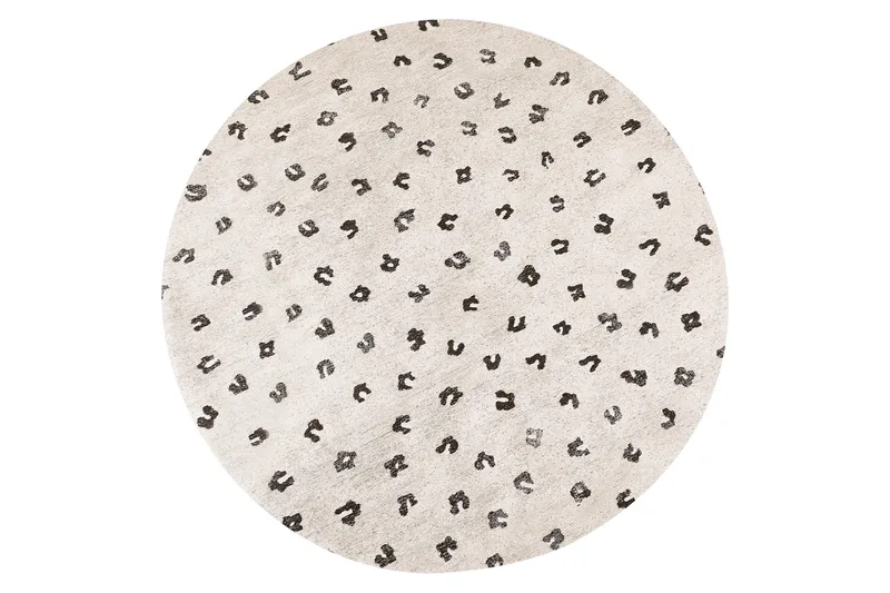 Afis Ryeteppe 140 cm Rund, Beige