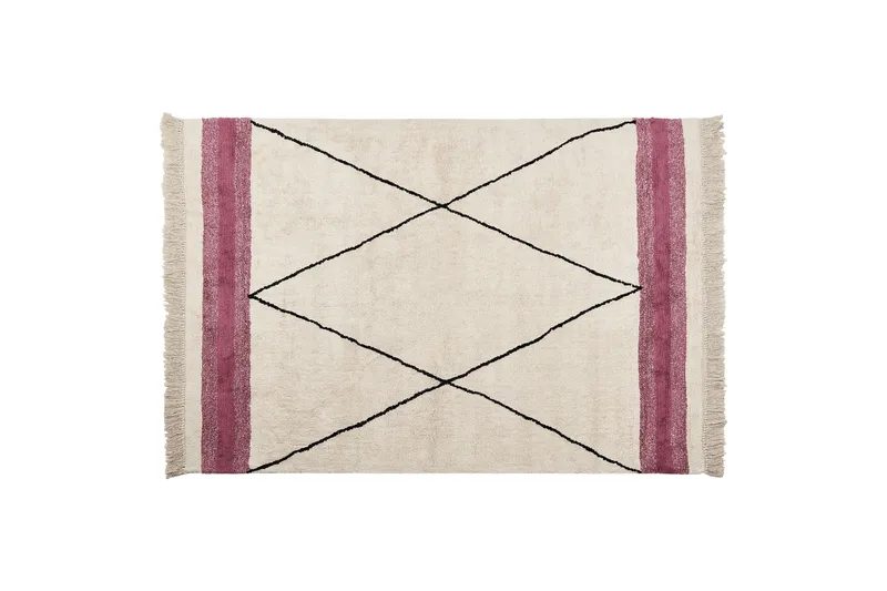 Afsar Bomullsteppe 140x200 cm, Beige