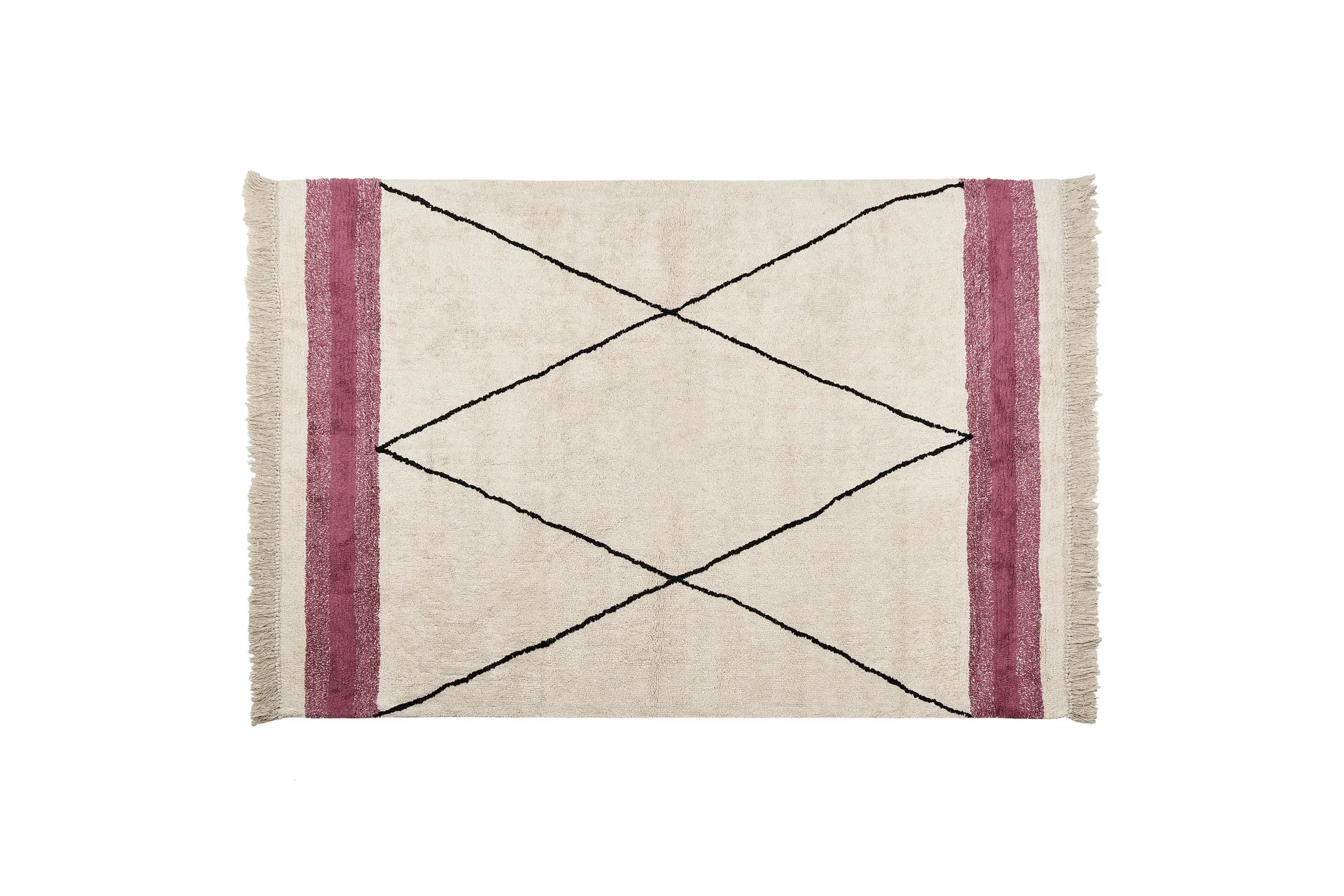 Afsar Bomullsteppe 140x200 cm - Beige
