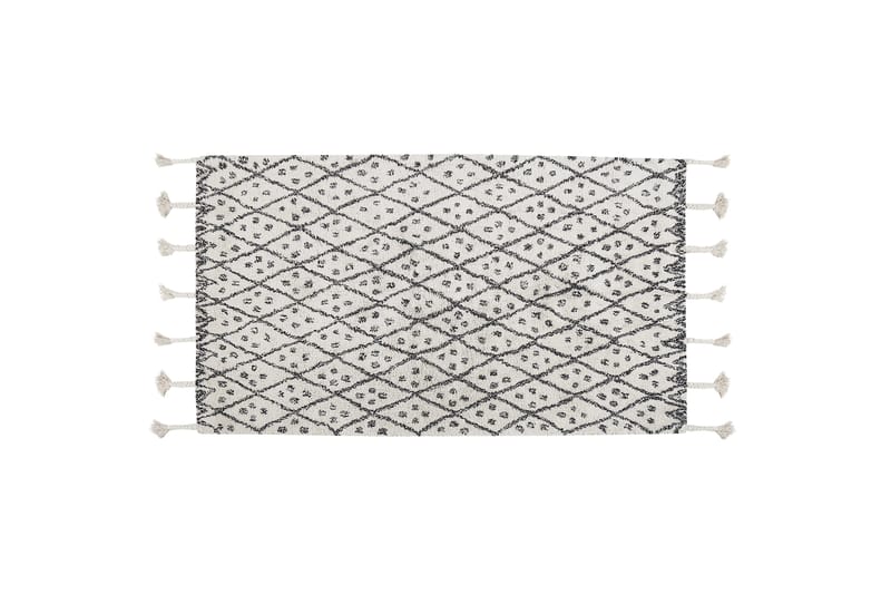 Agadir Bomullsteppe 80x150 cm - Svart/hvit - Tekstiler - Tepper & Matter - Moderne tepper - Bomullstepper
