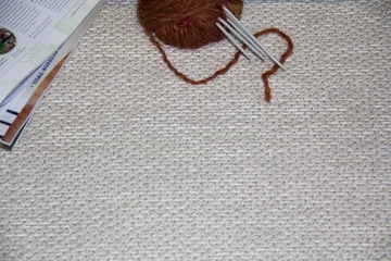 Aho Matte Rund 133 cm Beige - VM Tepper - Tekstiler - Tepper & Matter - Moderne tepper - Ullteppe