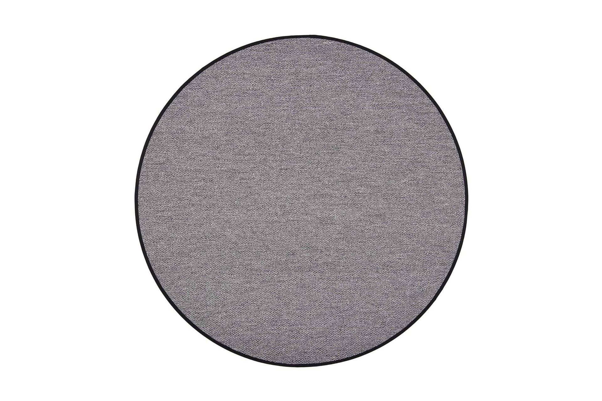 Aho Matte Rund 160 cm Svart - Vm Carpet