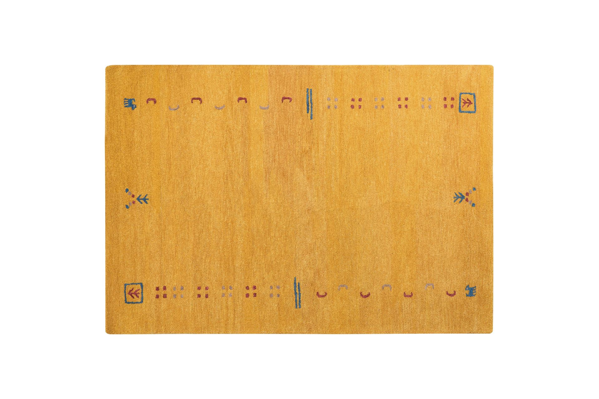 Akalan Ryeteppe 160x230 cm - Gul