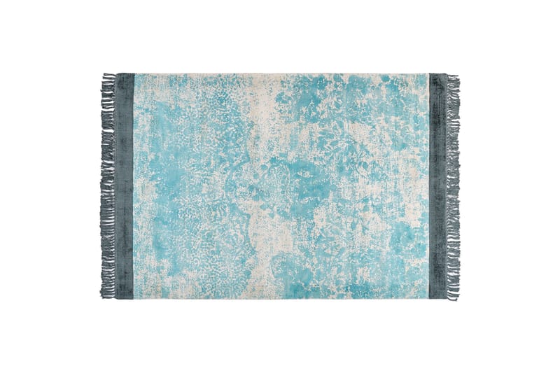 Akarsu Viskosematte 160x230 cm - Blå - Tekstiler - Tepper & Matter - Moderne tepper - Viskosematter