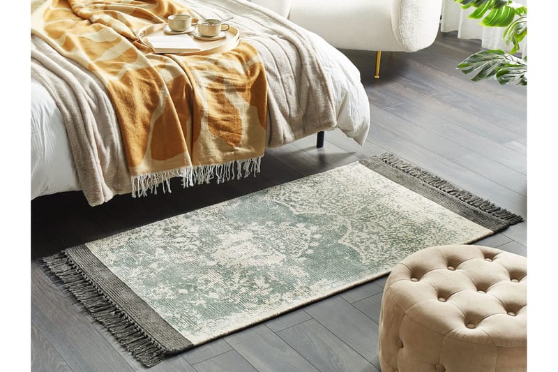 Akarsu Viskosematte 80x150 cm - Grønn - Tekstiler - Tepper & Matter - Moderne tepper - Viskosematter