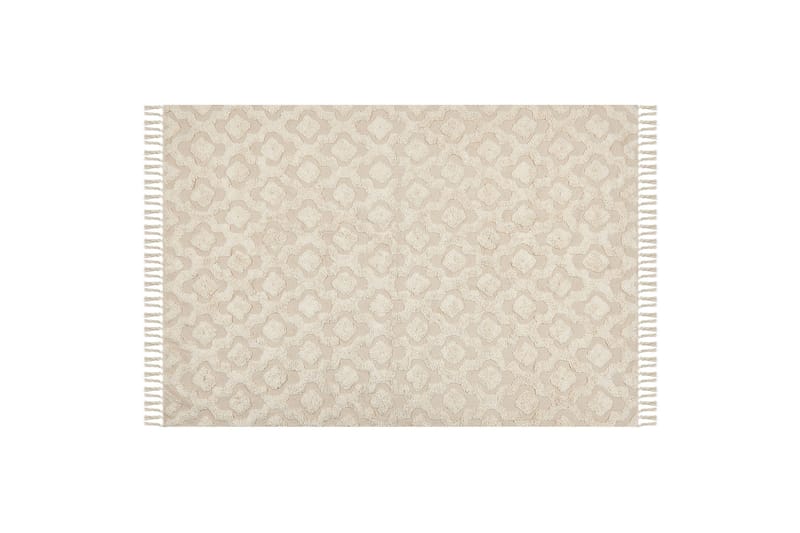 Aksaray Bomullsteppe 140x200 cm, Beige