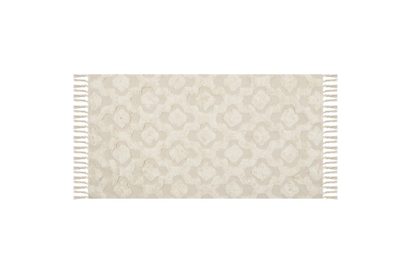 Aksaray Bomullsteppe 80x150 cm - Beige - Tekstiler - Tepper & Matter - Moderne tepper - Bomullstepper