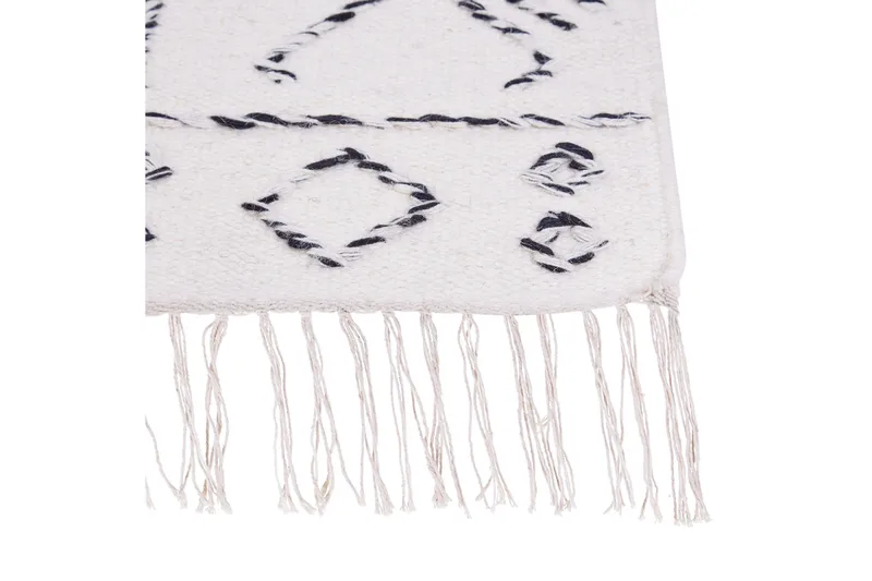 Alkent Ullteppe 140x200 cm - Svart/hvit - Tekstiler - Tepper & Matter - Moderne tepper - Ullteppe