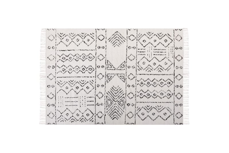 Alkent Ullteppe 160x230 cm, Svart/hvit
