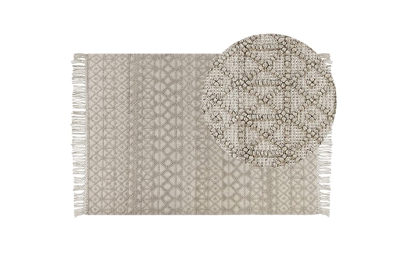 Alucra Ryeteppe 160x230 cm - Beige - Tekstiler - Tepper & Matter - Moderne tepper - Ryeteppe