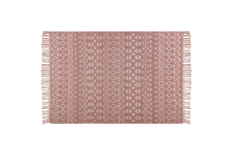 Alucra Ryeteppe 160x230 cm - Rosa - Tekstiler - Tepper & Matter - Moderne tepper - Ryeteppe