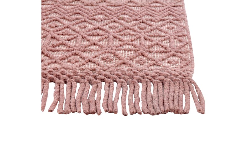 Alucra Ryeteppe 160x230 cm - Rosa - Tekstiler - Tepper & Matter - Moderne tepper - Ryeteppe