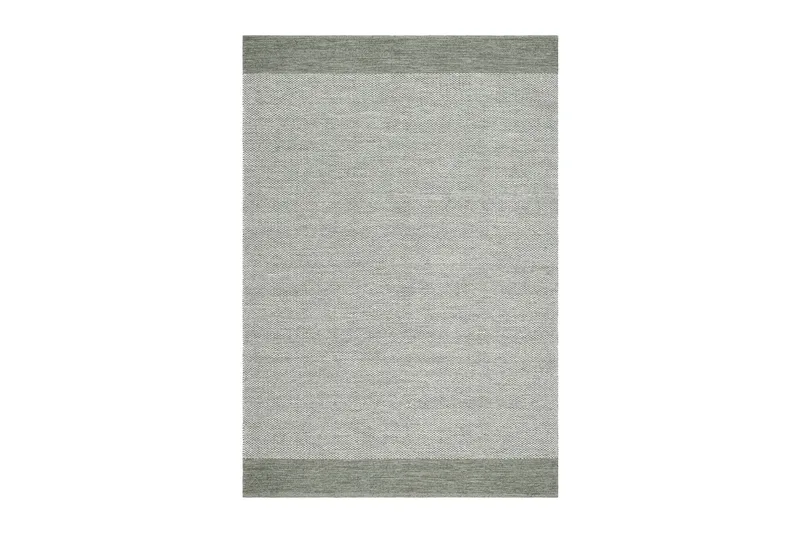 Alva Bomullsteppe 140x200 cm Rektangulær - Grønn - Tekstiler - Tepper & Matter - Moderne tepper - Bomullstepper