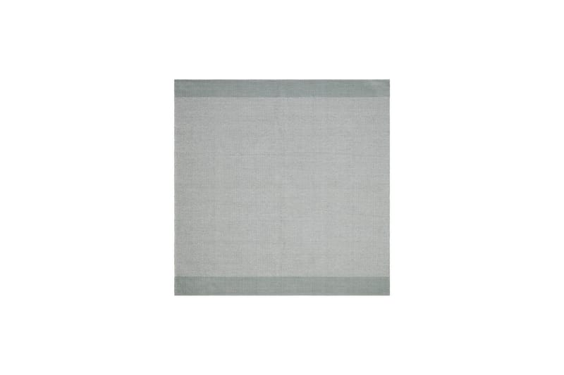 Alva Bomullsteppe 240x240 cm Kvadratisk - Lysegrønn - Tekstiler - Tepper & Matter - Moderne tepper - Bomullstepper