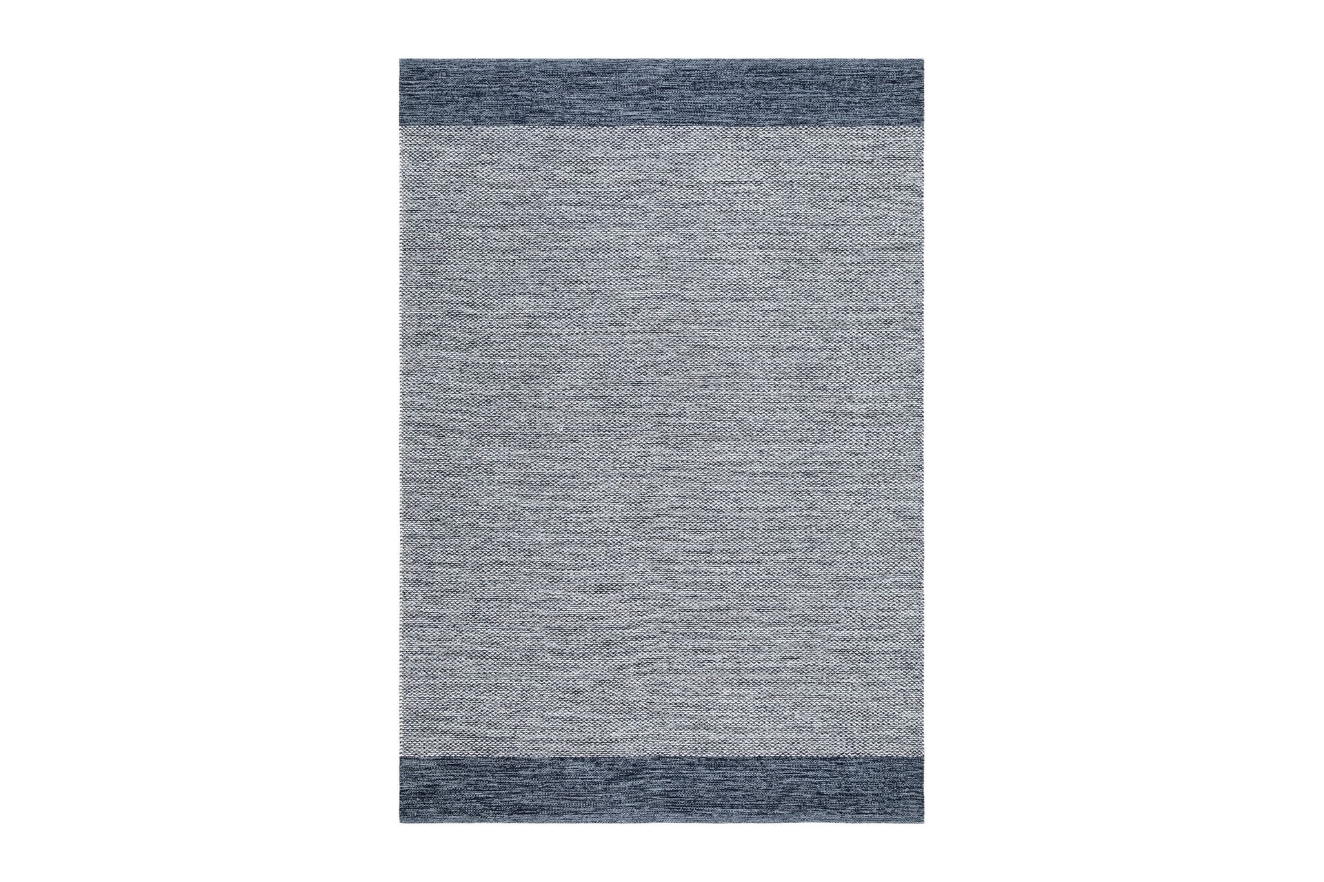 Alva Bomullsteppe 240x340 cm Rektangulær - Blå - Tekstiler - Tepper & Matter - Moderne tepper - Bomullstepper