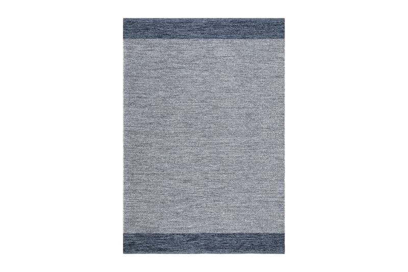 Alva Bomullsteppe 240x340 cm Rektangulær - Blå - Tekstiler - Tepper & Matter - Moderne tepper - Bomullstepper
