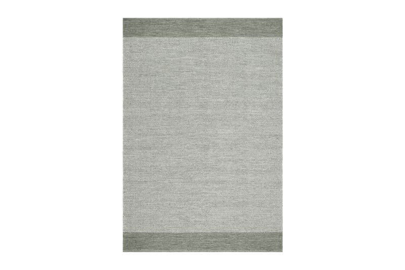 Alva Bomullsteppe 240x340 cm Rektangulær - Grønn - Tekstiler - Tepper & Matter - Moderne tepper - Bomullstepper
