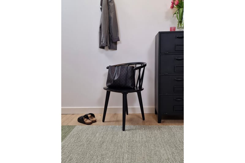 Alva Bomullsteppe 240x340 cm Rektangulær - Grønn - Tekstiler - Tepper & Matter - Moderne tepper - Bomullstepper