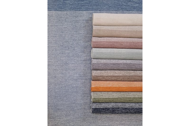 Alva Bomullsteppe 240x340 cm Rektangulær - Grønn - Tekstiler - Tepper & Matter - Moderne tepper - Bomullstepper