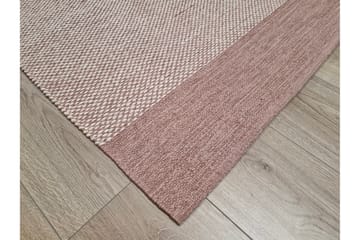 Alva Bomullsteppe 300x300 cm Kvadratisk - Rosa - Tekstiler - Tepper & Matter - Moderne tepper - Bomullstepper