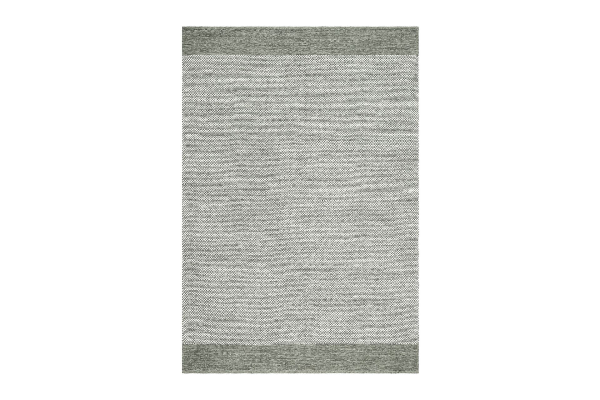 Alva Bomullsteppe 300x400 cm Rektangulær - Grønn - Tekstiler - Tepper & Matter - Moderne tepper - Bomullstepper