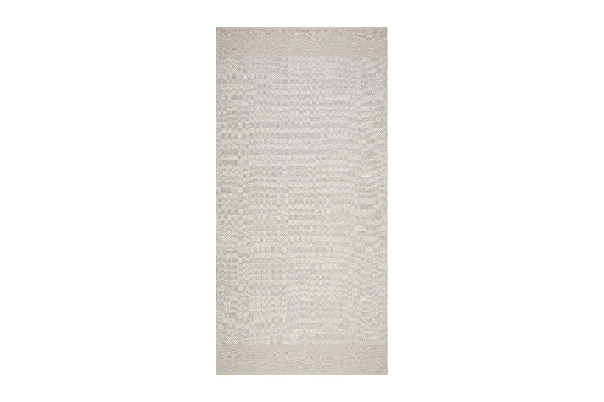 Alva Bomullsteppe 75x150 cm Oval - Krem - Tekstiler - Tepper & Matter - Moderne tepper - Bomullstepper