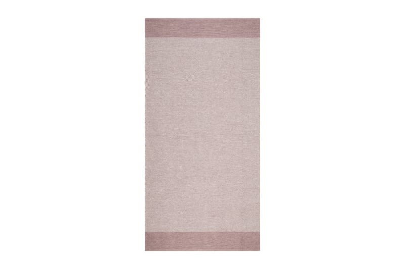 Alva Bomullsteppe 75x150 cm Oval - Rosa - Tekstiler - Tepper & Matter - Moderne tepper - Bomullstepper