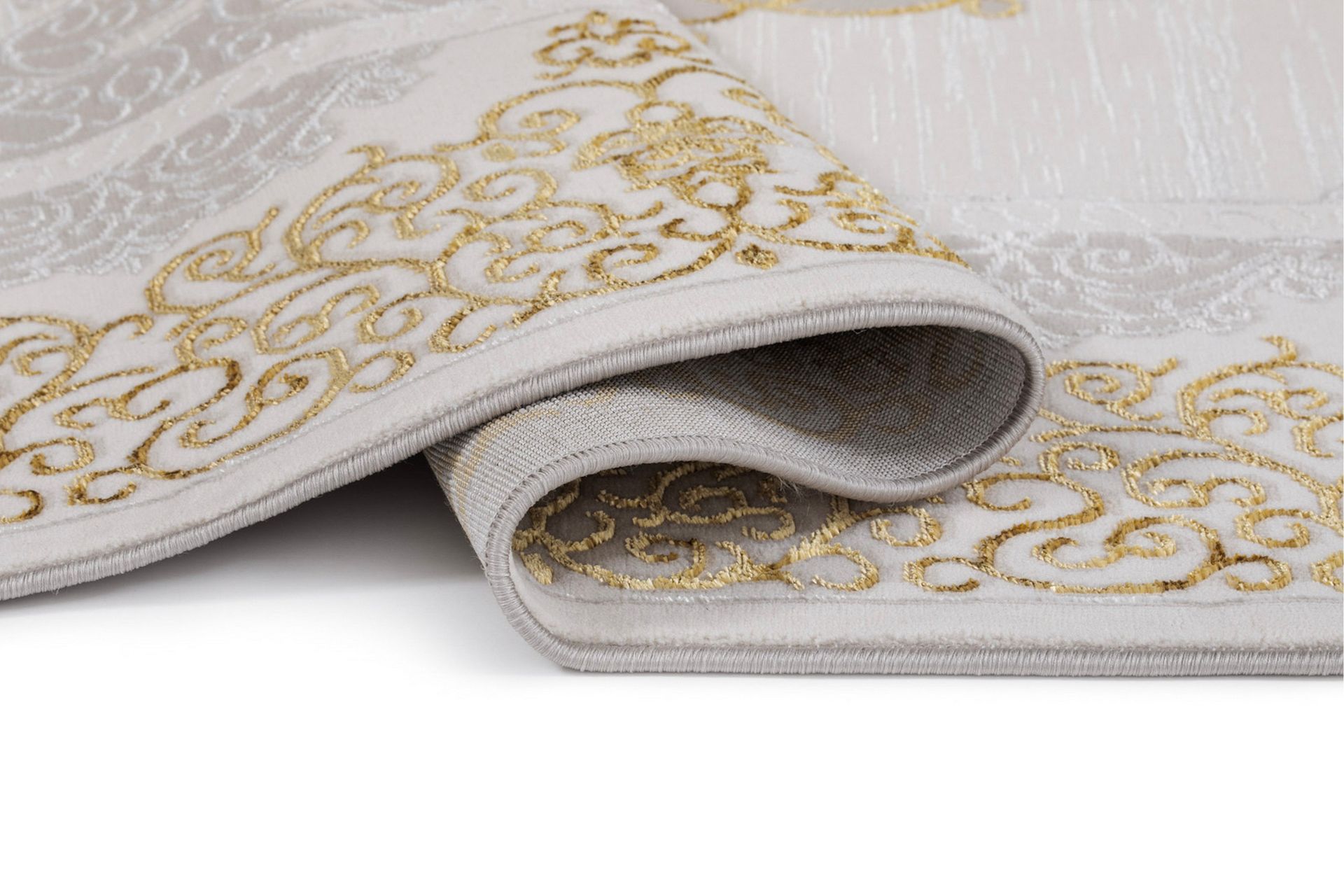 Ankara Wiltonteppe 80x150 cm - Beige/Gull - Tekstiler - Tepper & Matter - Moderne tepper - Wiltontepper