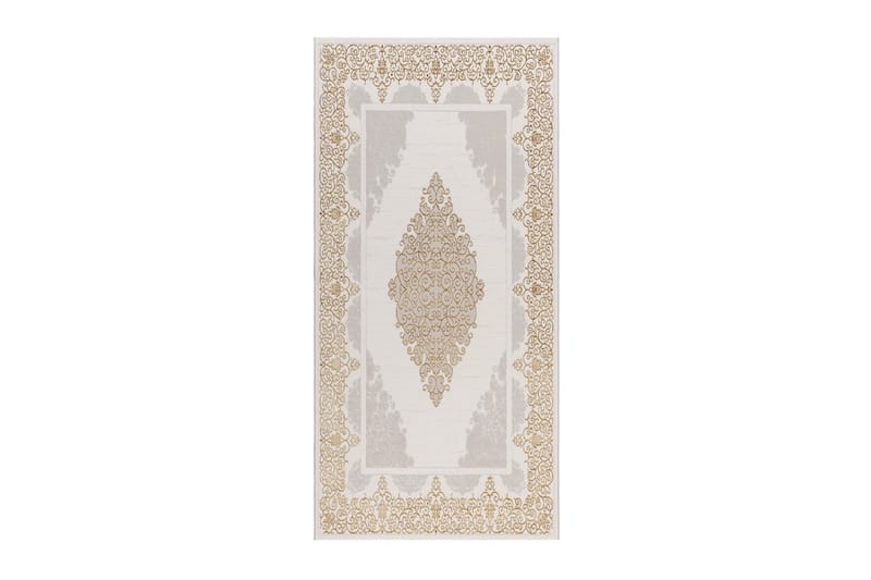 Ankara Wiltonteppe 80x150 cm - Beige/Gull - Tekstiler - Tepper & Matter - Moderne tepper - Wiltontepper