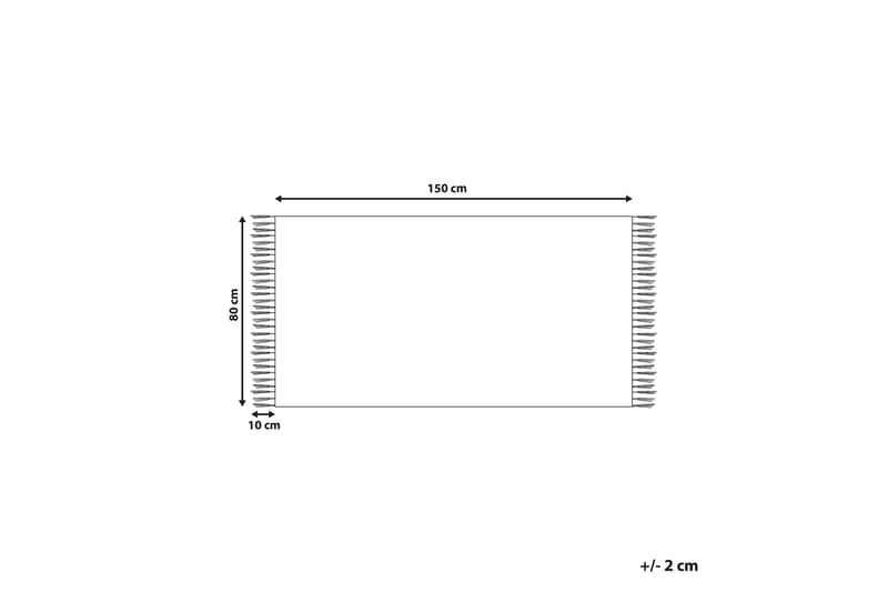 Aparan Bomullsteppe 80x150 cm - Beige - Tekstiler - Tepper & Matter - Moderne tepper - Bomullstepper