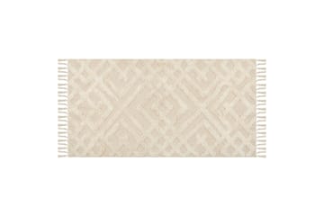 Ardahan Bomullsteppe 80x150 cm - Beige - Tekstiler - Tepper & Matter - Moderne tepper - Ryeteppe