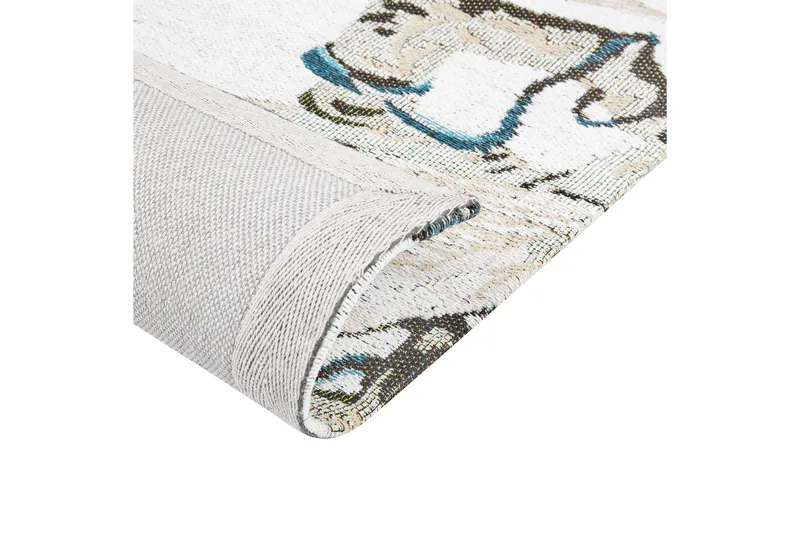 Ariha Ryeteppe 140x200 cm - Blå - Tekstiler - Tepper & Matter - Moderne tepper - Bomullstepper