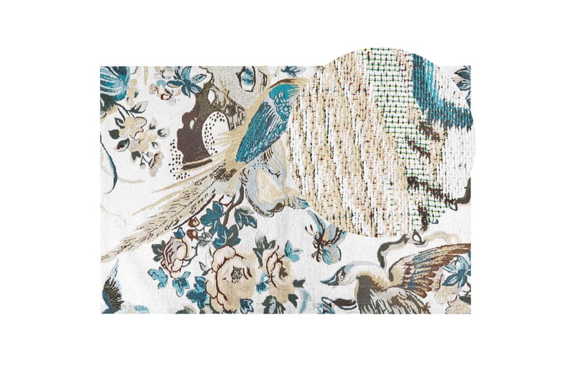 Ariha Ryeteppe 200x300 cm - Blå - Tekstiler - Tepper & Matter - Moderne tepper - Ryeteppe