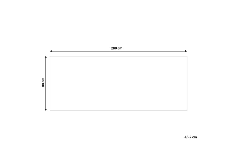 Arthur Ryeteppe 80x200 cm - Svart/hvit - Tekstiler - Tepper & Matter - Moderne tepper - Ryeteppe