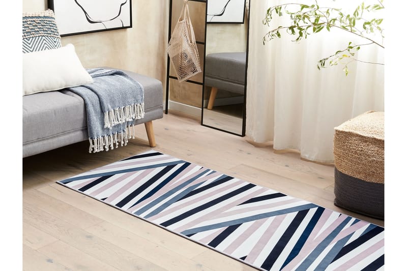 Arthur Ryeteppe 80x200 cm - Svart/hvit - Tekstiler - Tepper & Matter - Moderne tepper - Ryeteppe
