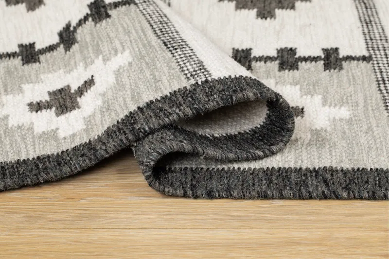 Arvika Ullteppe 140x200 cm Rektangulær - Grå - Tekstiler - Tepper & Matter - Moderne tepper - Ullteppe