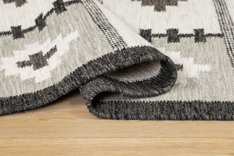 Arvika Ullteppe 160x230 cm Rektangulær - Grå - Tekstiler - Tepper & Matter - Moderne tepper - Ullteppe