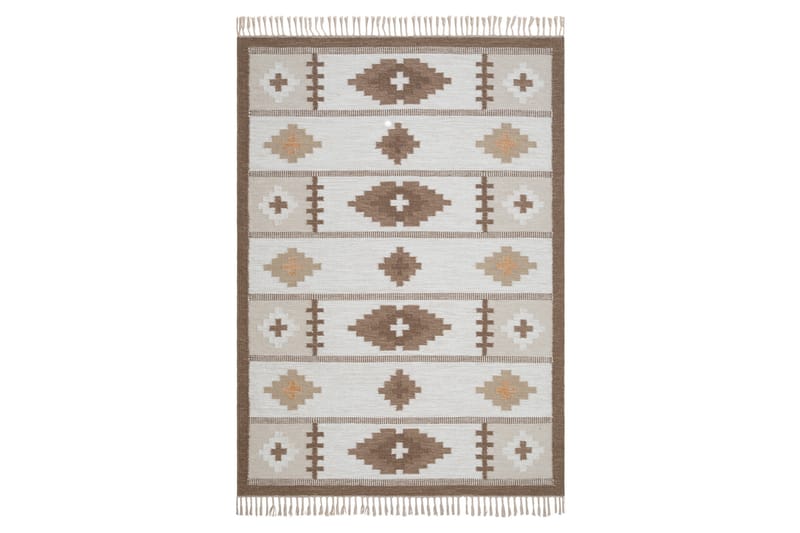 Arvika Ullteppe 240x340 cm Rektangulær - Beige - Tekstiler - Tepper & Matter - Moderne tepper - Ullteppe