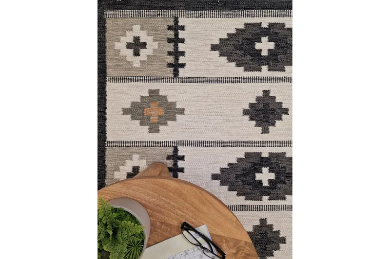 Arvika Ullteppe 240x340 cm Rektangulær - Grå - Tekstiler - Tepper & Matter - Moderne tepper - Ullteppe