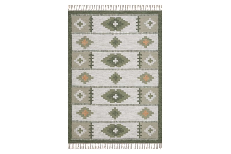 Arvika Ullteppe 240x340 cm Rektangulær - Grønn - Tekstiler - Tepper & Matter - Moderne tepper - Ullteppe