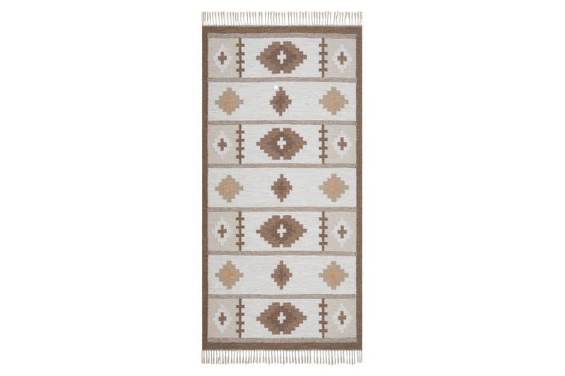 Arvika Ullteppe 80x200 cm Rektangulær - Beige - Tekstiler - Tepper & Matter - Moderne tepper - Ullteppe
