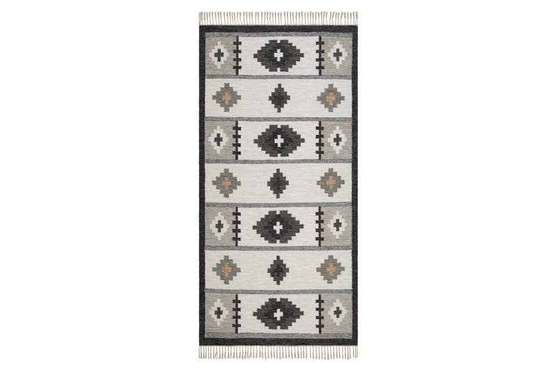Arvika Ullteppe 80x200 cm Rektangulær - Grå - Tekstiler - Tepper & Matter - Moderne tepper - Ullteppe